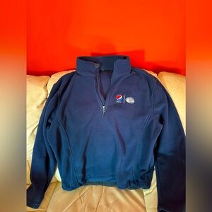 EUC Pepsi PCNY Football Pullover Fleece -Unisex, size Large
